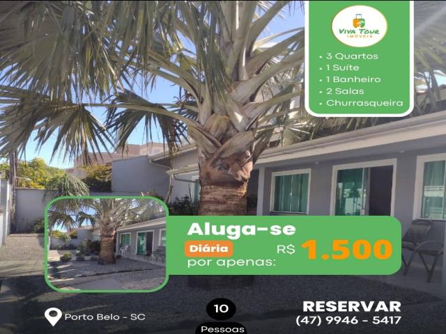 #468 - Casa para Temporada em Porto Belo - SC