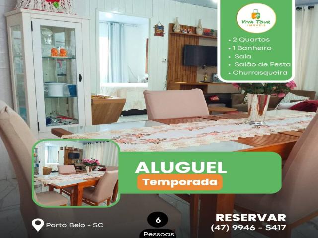 #466 - Casa para Temporada em Porto Belo - SC